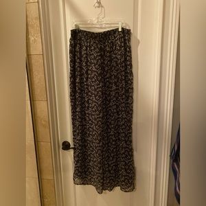 John Paul Richard Wide Leg Floral Pant with Lining XL